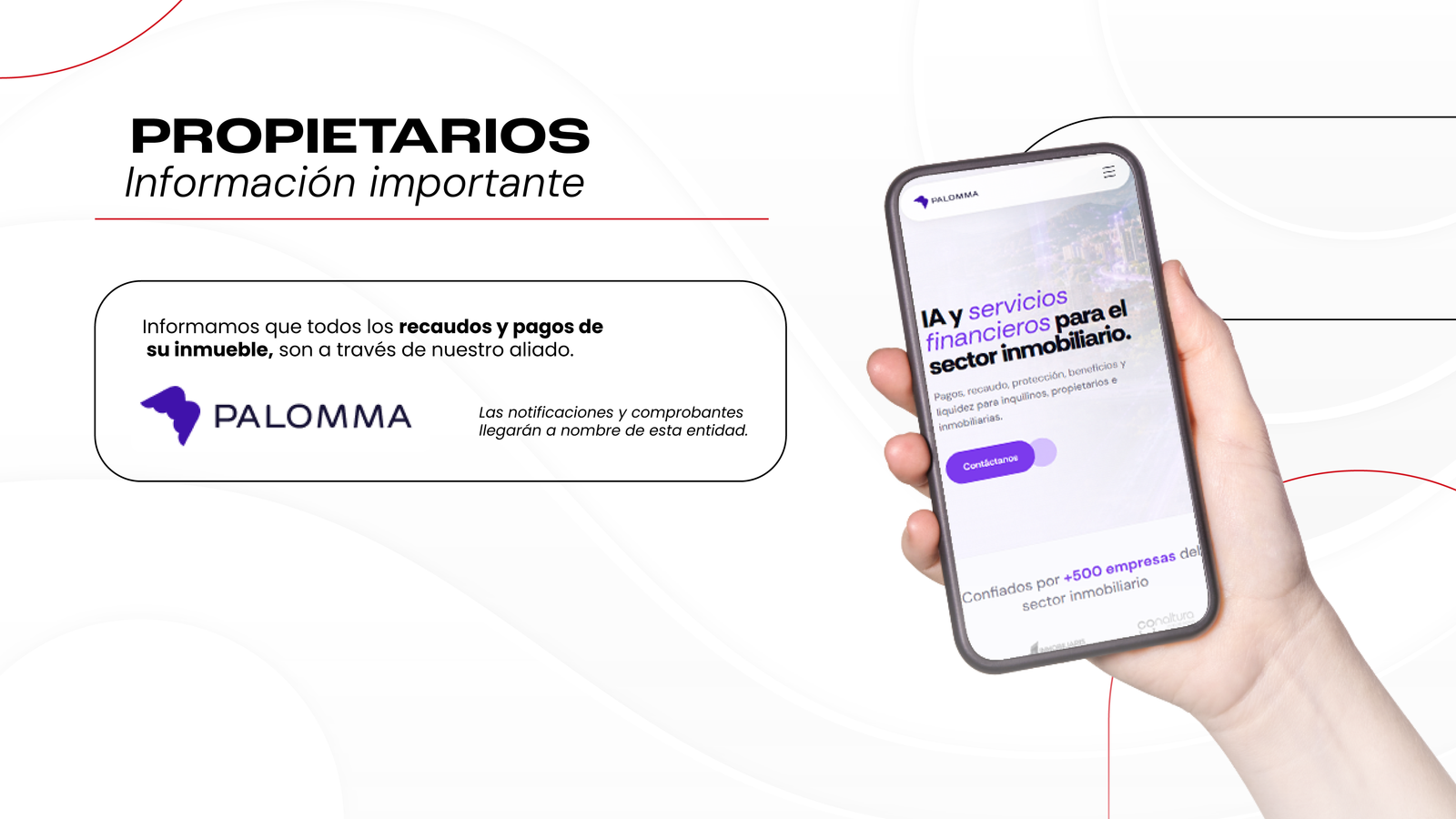 Banners, palomma portada inversiones 1